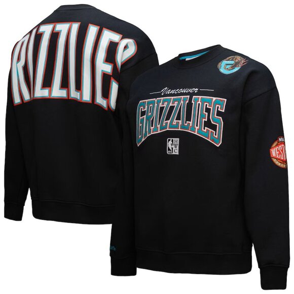 Mitchell & Ness Vancouver Grizzlies There & Back 2.0 Vintage Crew NWT M